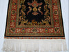 Rare antique Ozipek Hereke silk wall carpet vibrant multicolor paradise CA016