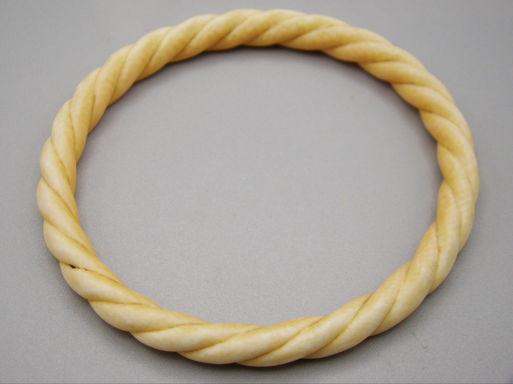 Antique Ivory, Natural Ivory, Ivory Bracelet, Mediterranean Ivory, handcarved Ivory, Asien Ivory, Elephant Ivory