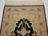 Antique Ozipek Hereke silk wall carpet center medallion detail CA016