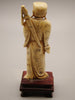 Antique Natural Elephant Ivory Figur - Handcarved - Netsuke Signed - Japan - Kingdom of Antique Arts