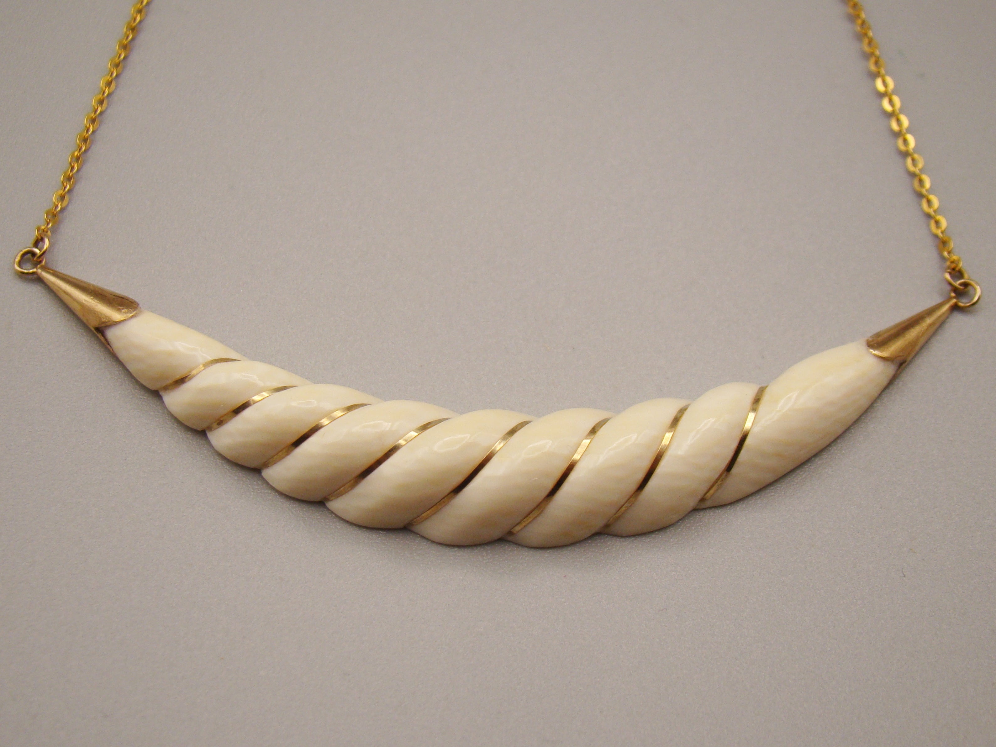 Antique Natural Elephant Ivory Necklace - Pendant - Bracelet - Ring - Set - Kingdom of Antique Arts