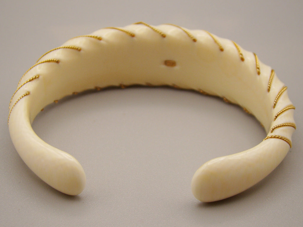 Antique Natural Elephant Ivory Necklace - Pendant - Bracelet - Ring - Set - Kingdom of Antique Arts