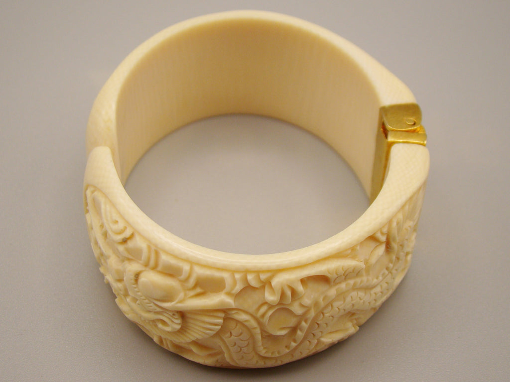 Antique Natural Elephant Ivory Bracelet - Kingdom of Antique Arts