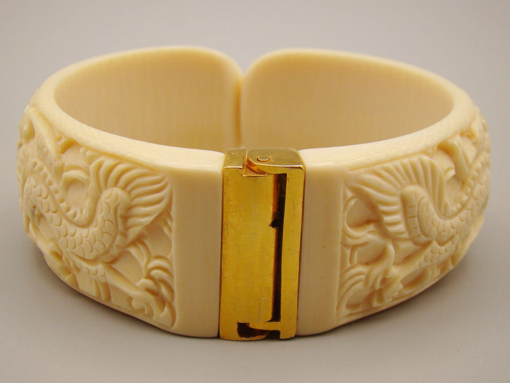Antique Natural Elephant Ivory Bracelet - Kingdom of Antique Arts
