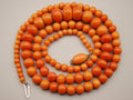 antique coral, natural coral, undyed coral, dark orange coral, Italian coral, pacific coral, Sardinian Coral, sea coral, Mediterranean coral, Mediterranean necklace, Mediterranean chain, coral necklace, handcarved coral, 18 karat gold clasp