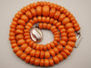 Antique Natural Undyed Orange Coral Necklace - Kingdom of Antique Arts