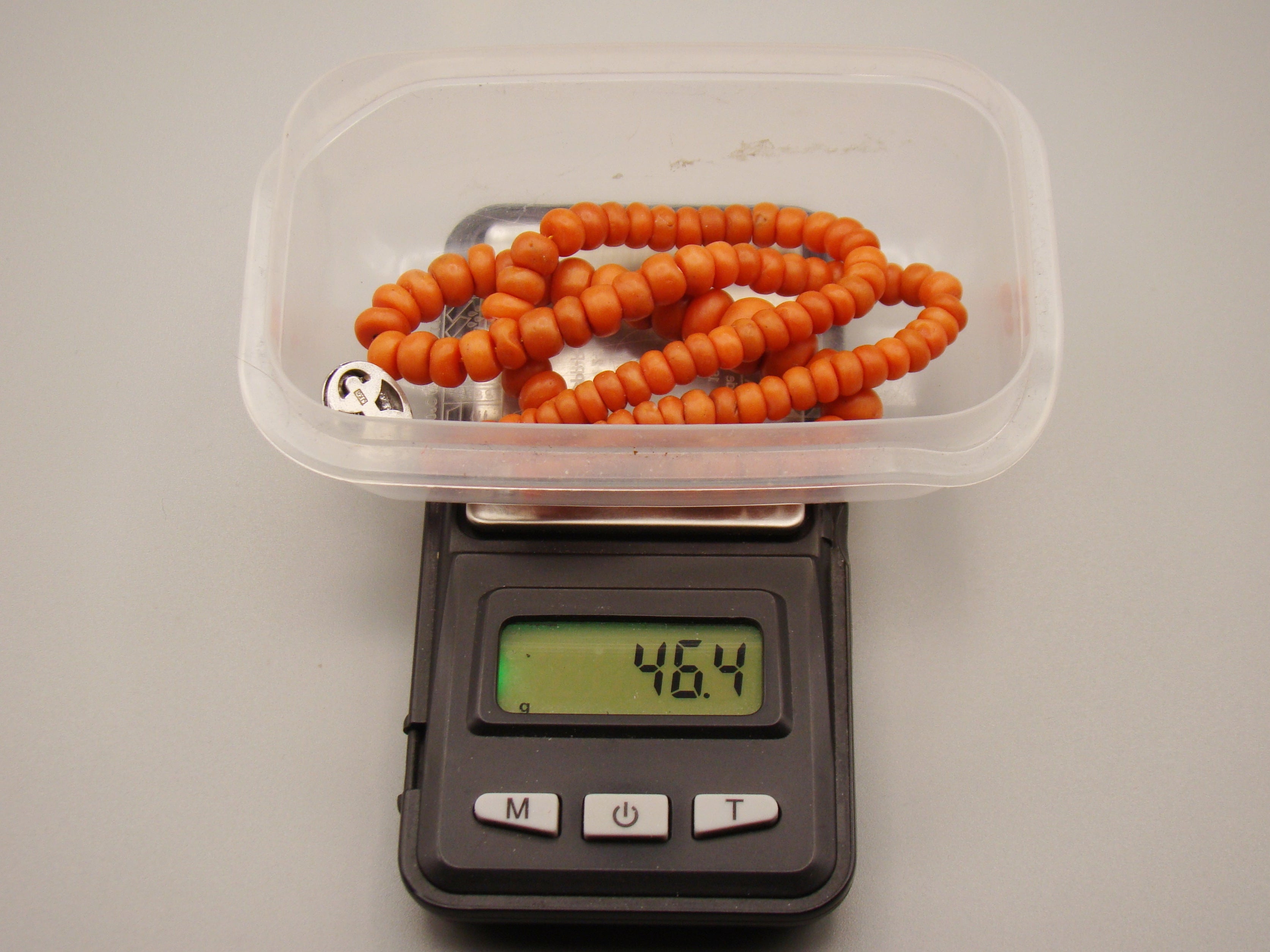 Antique Natural Undyed Orange Coral Necklace - Kingdom of Antique Arts