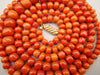 antique coral, natural coral, undyed coral, dark red coral, blood red coral, Italian coral, pacific coral, Sardinian Coral, Coral beads, Coral Rosary beads, Coral chain, Coral necklace, sea coral, aka coral, 14 karat Gold clasp