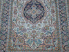 Antique Oriental silk wall carpet border detail CA018