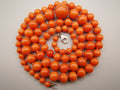 antique coral, natural coral, undyed coral, dark red coral, blood red coral, Italian coral, pacific coral, Sardinian Coral, red coral, sea coral, Mediterranean necklace, Mediterranean coral, Mediterranean chain coral beads, handcarved, aka red, 14 karat gold
