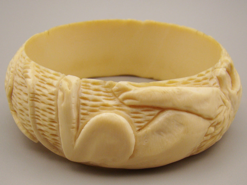 Antique Natural Elephant Ivory Bracelet - Kingdom of Antique Arts