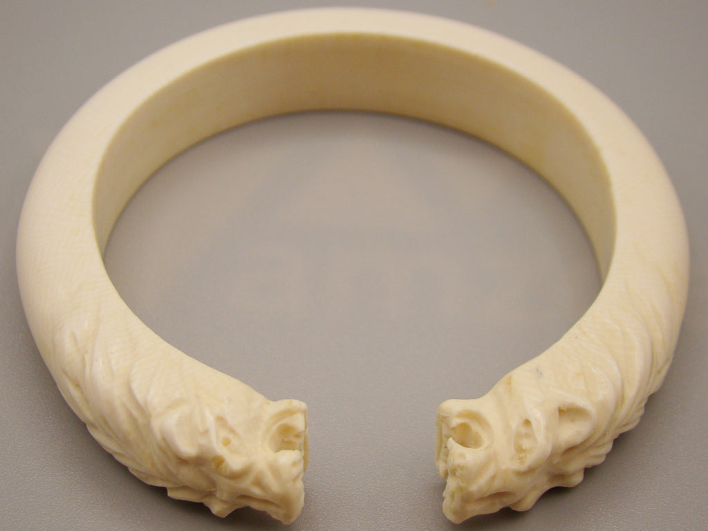 Antique Ivory, Natural Ivory, Ivory Bracelet, Mediterranean Ivory, handcarved Ivory, Asien Ivory, Elephant Ivory