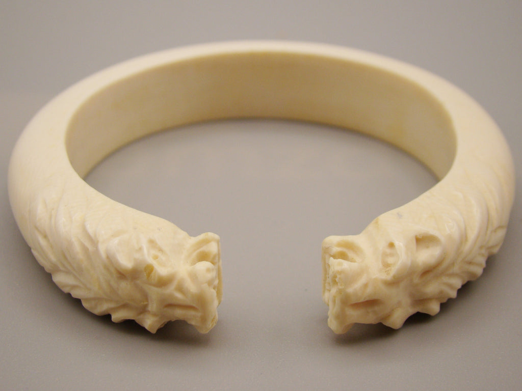Antique Ivory, Natural Ivory, Ivory Bracelet, Mediterranean Ivory, handcarved Ivory, Asien Ivory, Elephant Ivory