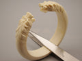Antique Ivory, Natural Ivory, Ivory Bracelet, Mediterranean Ivory, handcarved Ivory, Asien Ivory, Elephant Ivory
