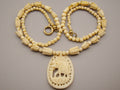 Antique Ivory, Natural Ivory, Ivory Necklace, Mediterranean Ivory, handcarved Ivory, Asien Ivory, Elephant Ivory, Ivory Chain