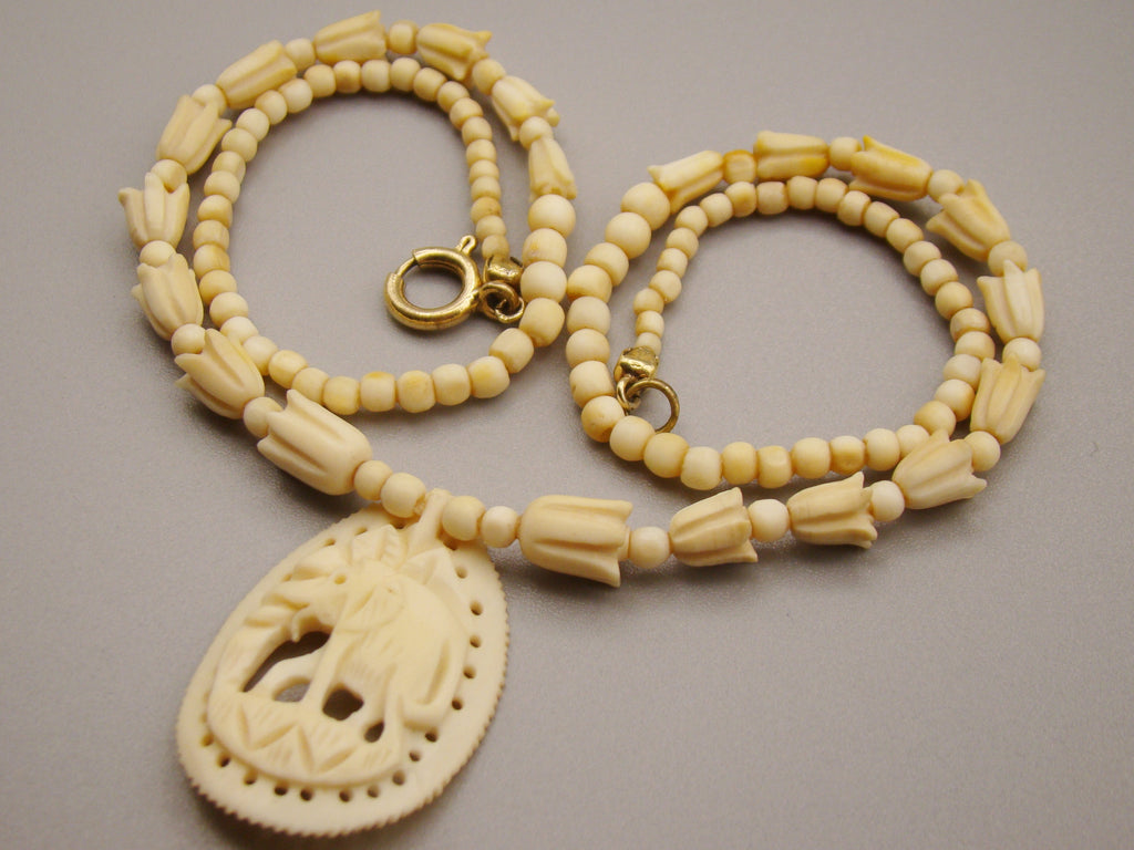 Antique Ivory, Natural Ivory, Ivory Necklace, Mediterranean Ivory, handcarved Ivory, Asien Ivory, Elephant Ivory, Ivory Chain