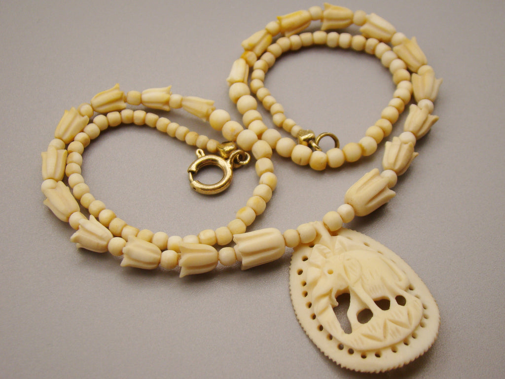 Antique Ivory, Natural Ivory, Ivory Necklace, Mediterranean Ivory, handcarved Ivory, Asien Ivory, Elephant Ivory, Ivory Chain