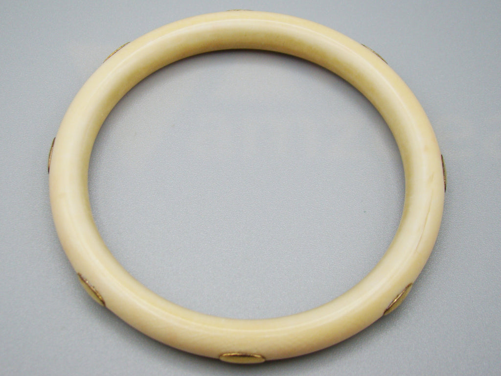 Antique Natural Elephant Ivory Bracelet - Kingdom of Antique Arts