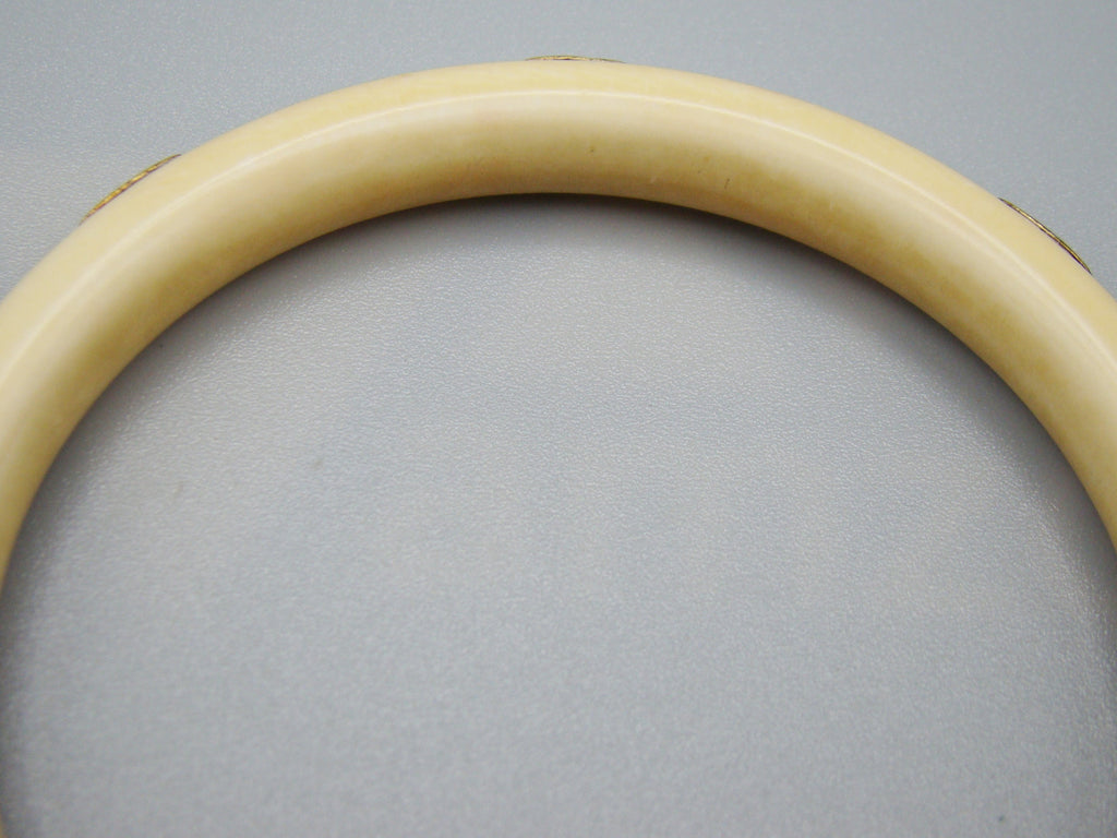 Antique Natural Elephant Ivory Bracelet - Kingdom of Antique Arts