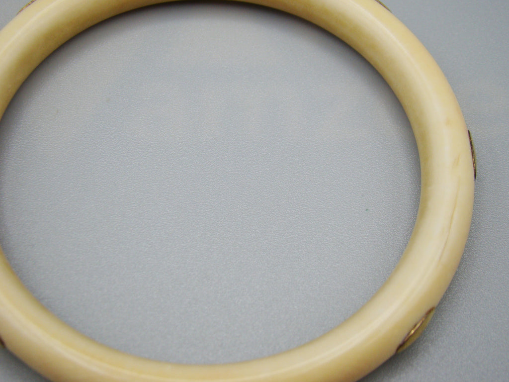 Antique Natural Elephant Ivory Bracelet - Kingdom of Antique Arts