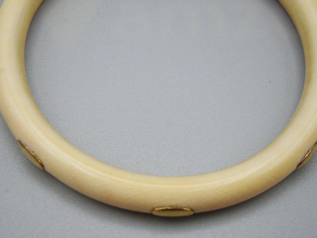 Antique Natural Elephant Ivory Bracelet - Kingdom of Antique Arts