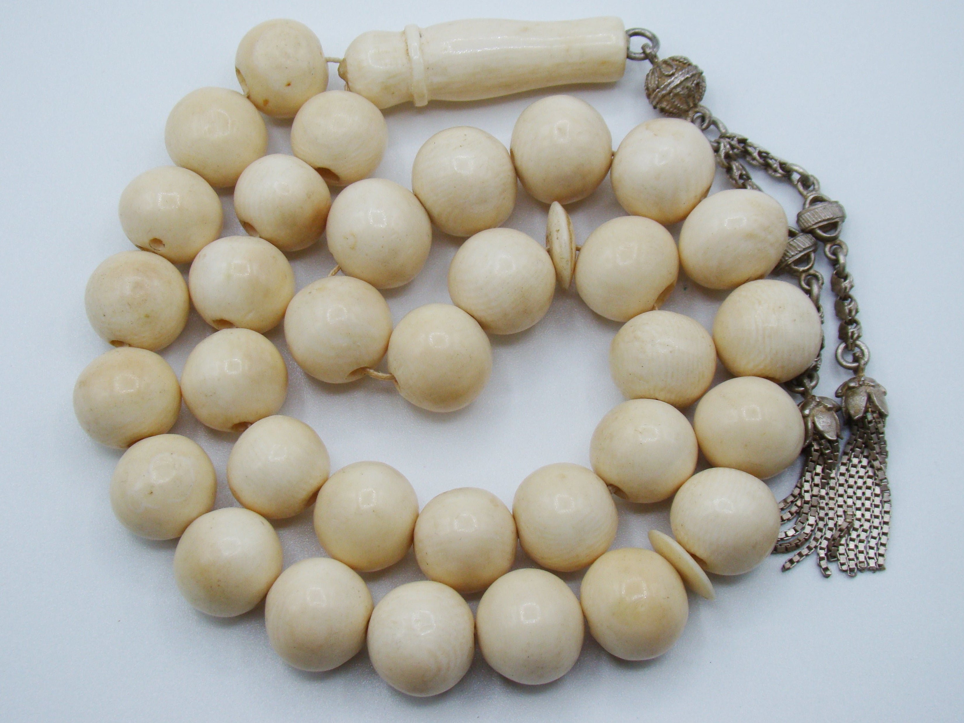 Antique Natural Elephant Ivory Rosary - Kingdom of Antique Arts