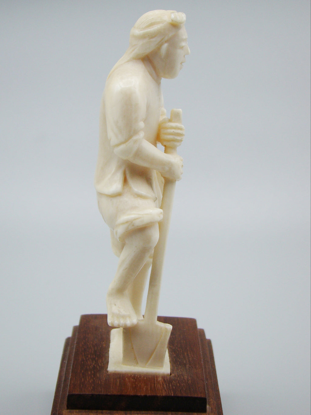 Antique Ivory, Natural Ivory, Ivory Figurine, Mediterranean Ivory, handcarved Ivory, Asien Ivory, Elephant Ivory