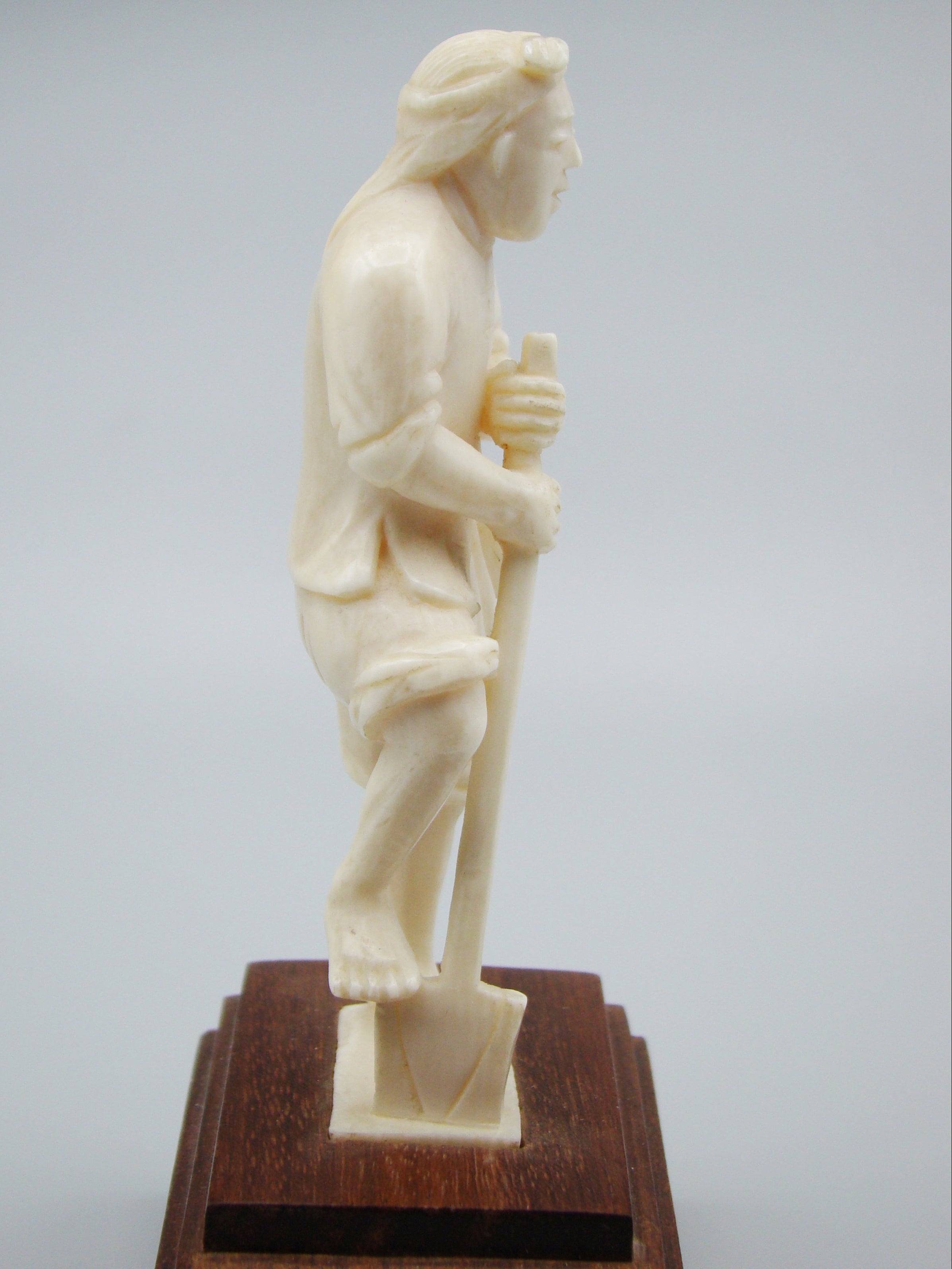 Antique Ivory, Natural Ivory, Ivory Figurine, Mediterranean Ivory, handcarved Ivory, Asien Ivory, Elephant Ivory