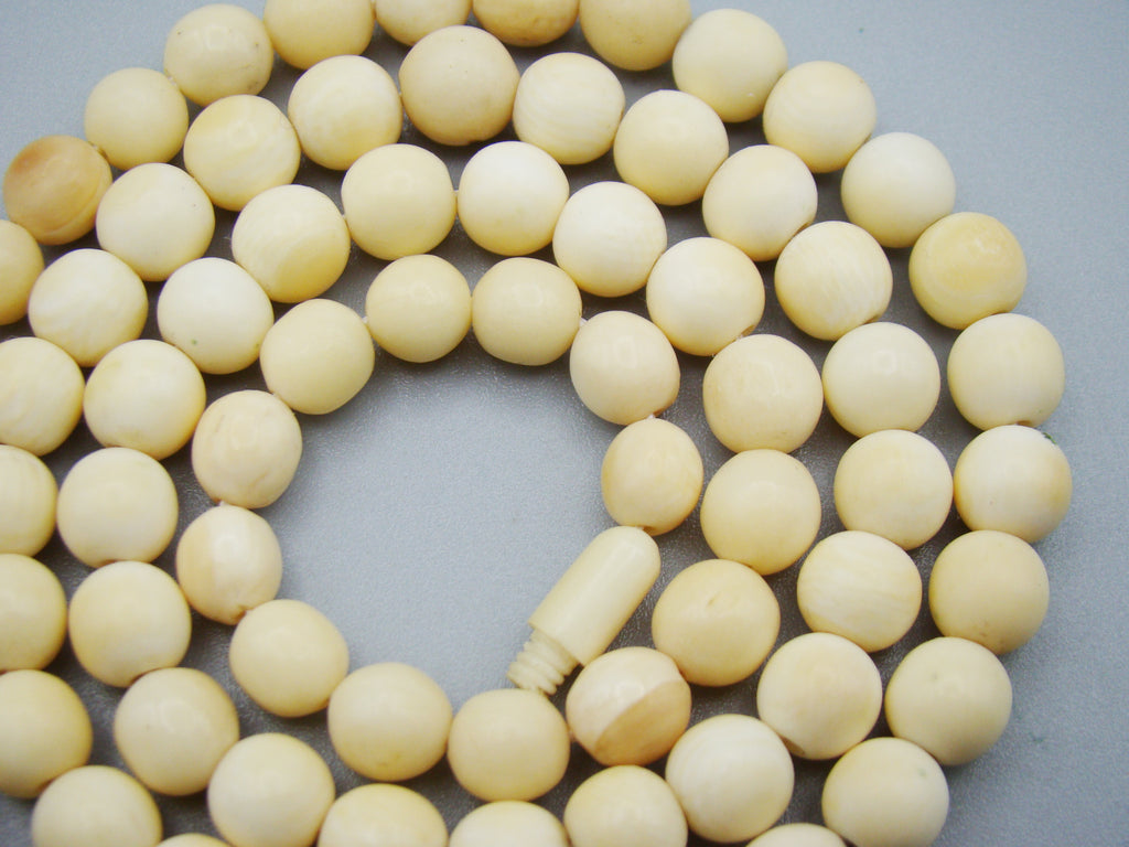 Antique Natural Elephant Ivory Necklace - Kingdom of Antique Arts