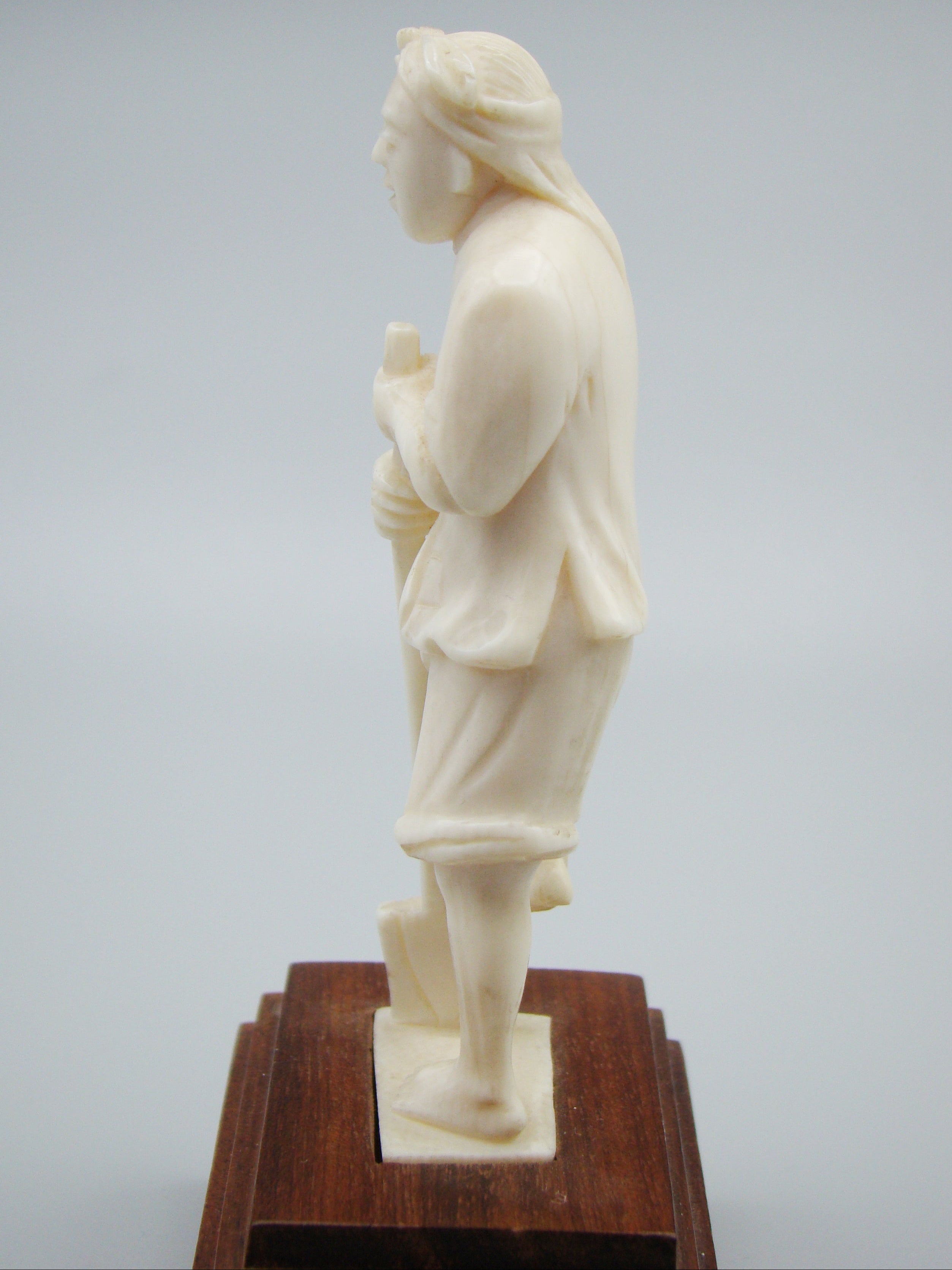 Antique Ivory, Natural Ivory, Ivory Figurine, Mediterranean Ivory, handcarved Ivory, Asien Ivory, Elephant Ivory