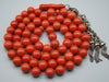 Antique Natural Undyed Dark Aka Blood Red Coral Rosary - Kingdom of Antique Arts