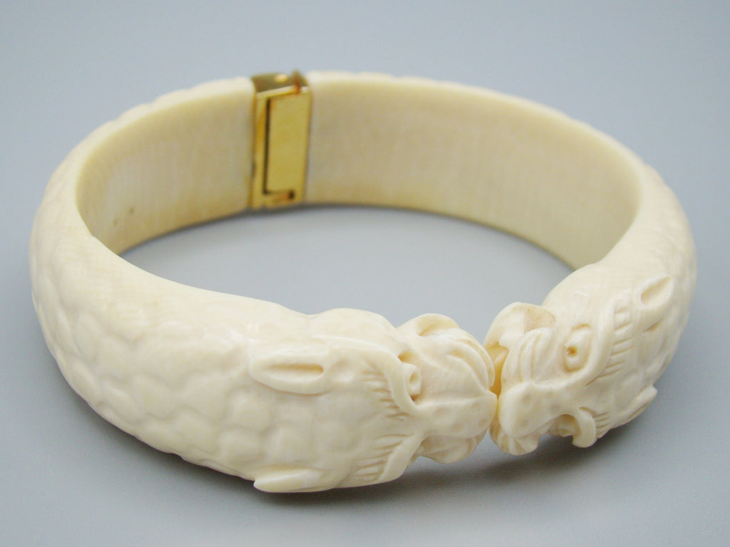 Antique Ivory, Natural Ivory, Ivory Bracelet, Mediterranean Ivory, handcarved Ivory, Asien Ivory, Elephant Ivory
