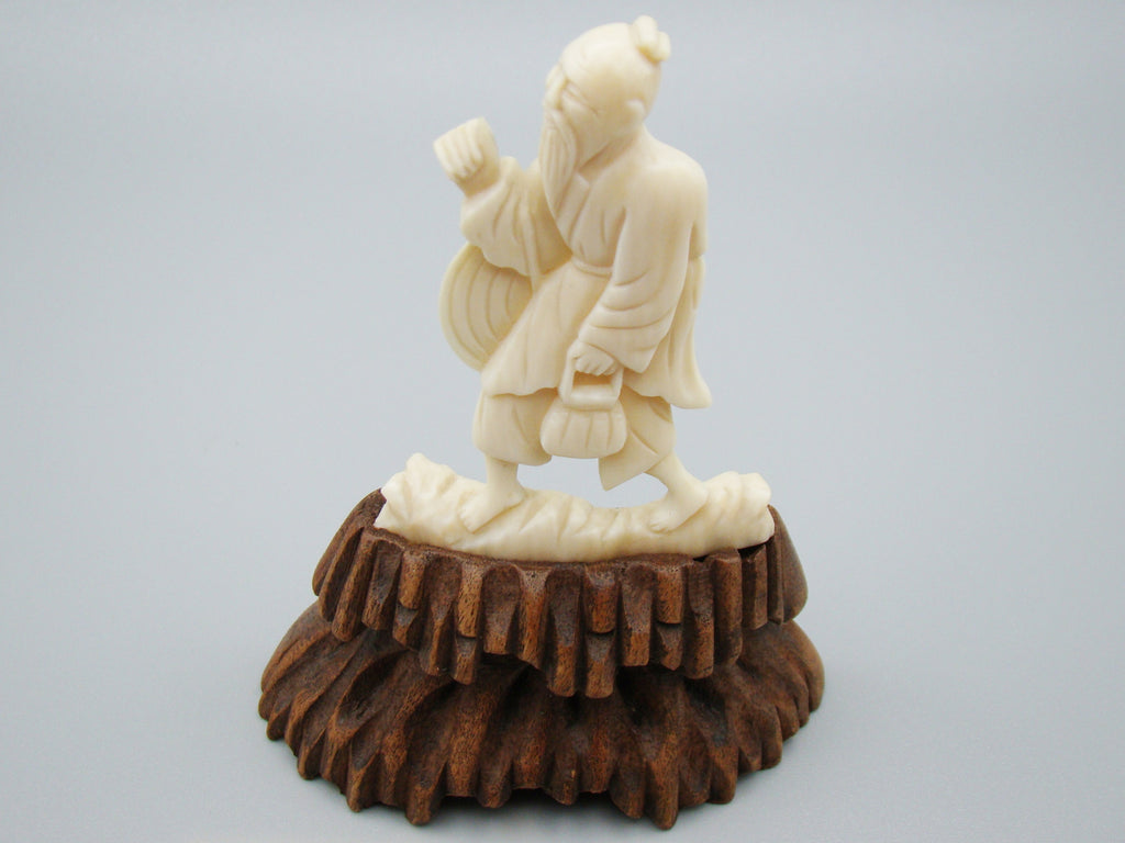 Antique Ivory, Natural Ivory, Ivory Figurine, Mediterranean Ivory, handcarved Ivory, Asien Ivory, Elephant Ivory