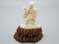 Antique Ivory, Natural Ivory, Ivory Figurine, Mediterranean Ivory, handcarved Ivory, Asien Ivory, Elephant Ivory