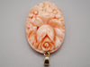 Antique Natural Undyed Momo Salmon Coral Cameo - Kingdom of Antique Arts