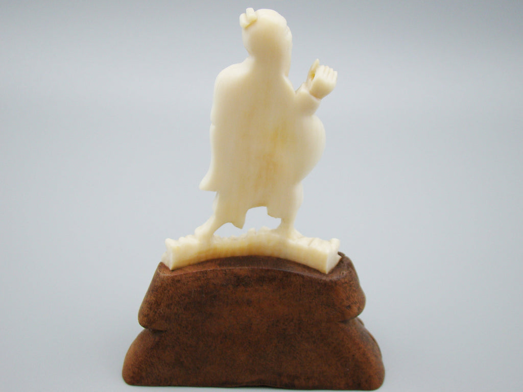 Antique Ivory, Natural Ivory, Ivory Figurine, Mediterranean Ivory, handcarved Ivory, Asien Ivory, Elephant Ivory