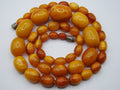 baltic amber, amber, antique, amber beads, egg Yolk, amber chain, Rosary beads, مسبحة, Masbaha, Muslim prayer beads حبيت الدورة ,العنبر الهندى