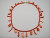 antique coral, natural coral, undyed coral, momo salmon coral, Italian coral, pacific coral, Sardinian Coral, sea coral, Mediterranean coral, Mediterranean necklace, Mediterranean chain, coral necklace, Mediterranean momo coral, handcarved coral, momo coral, salmon coral, Gold 14 Karat, Gold 18 Karat