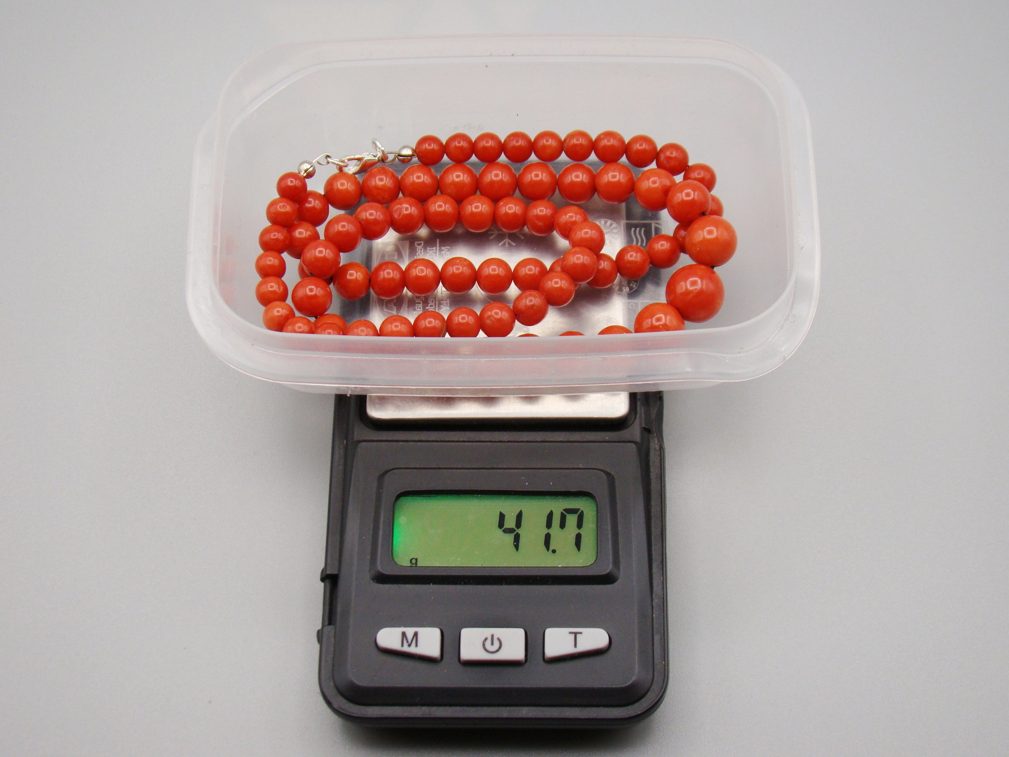 Antique Natural Undyed Mediterranean Aka Red Coral Necklace - Kingdom of Antique Arts