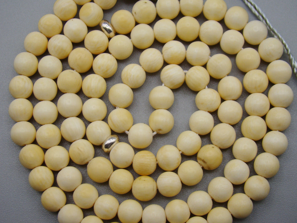 Antique Natural Elephant Ivory Rosary Beads - Kingdom of Antique Arts