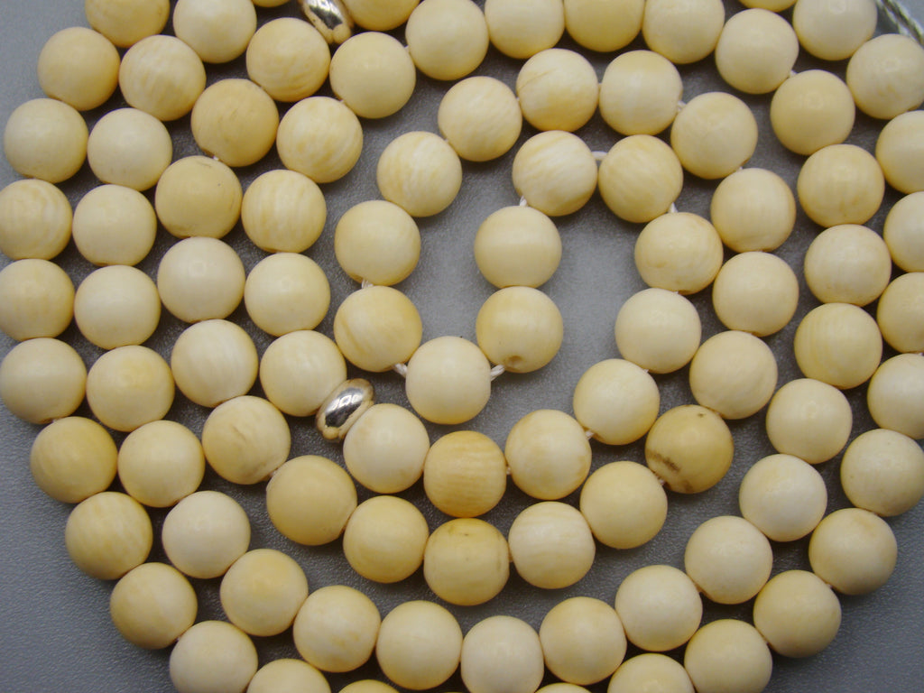 Antique Natural Elephant Ivory Rosary Beads - Kingdom of Antique Arts