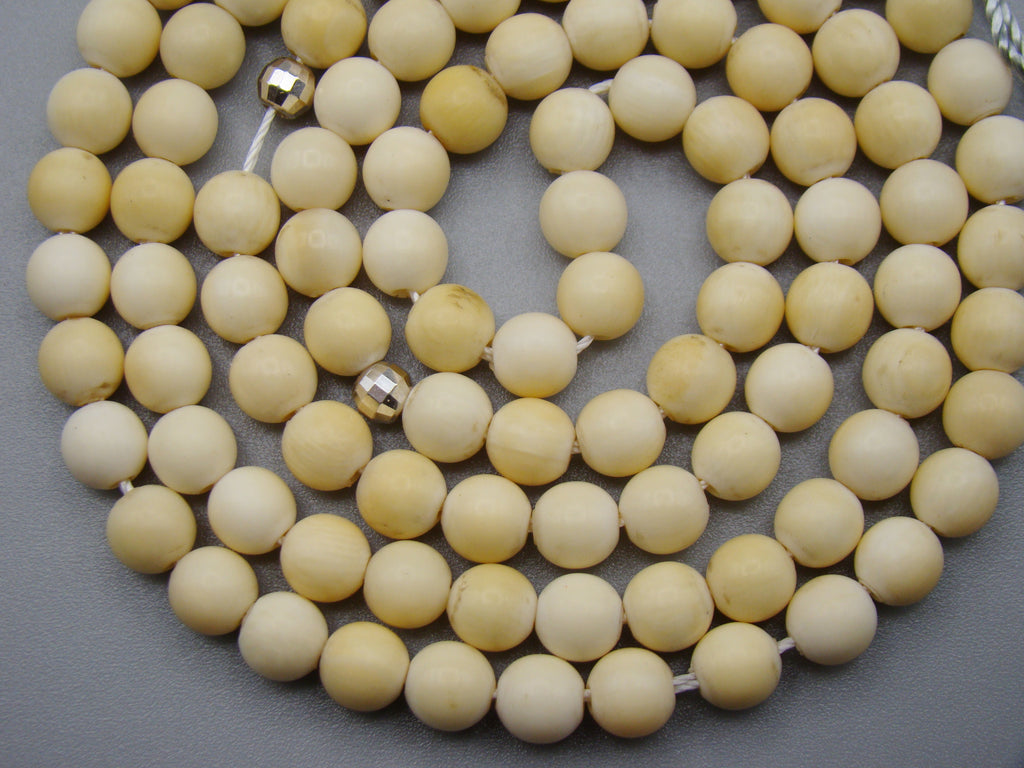 Antique Ivory, Natural Ivory, Mediterranean Ivory, handcarved Ivory, Asien Ivory, Elephant Ivory, Ivory Chain, Ivory necklace, Ivory Rosary, Rosary beads,  مسبحة, Masbaha, Muslim prayer beads, Sterling Silver