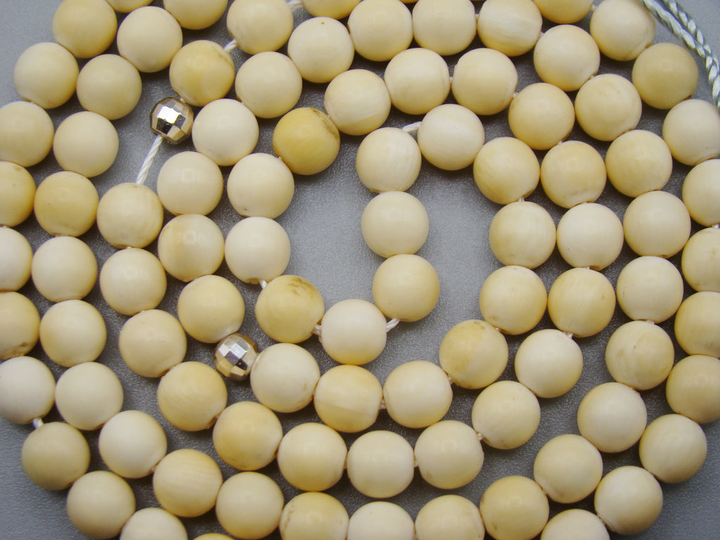 Antique Ivory, Natural Ivory, Mediterranean Ivory, handcarved Ivory, Asien Ivory, Elephant Ivory, Ivory Chain, Ivory necklace, Ivory Rosary, Rosary beads,  مسبحة, Masbaha, Muslim prayer beads, Sterling Silver