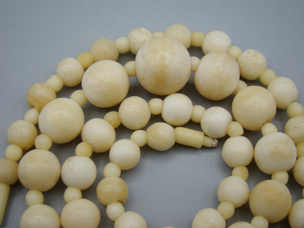 Antique Natural Bone Necklace - Kingdom of Antique Arts