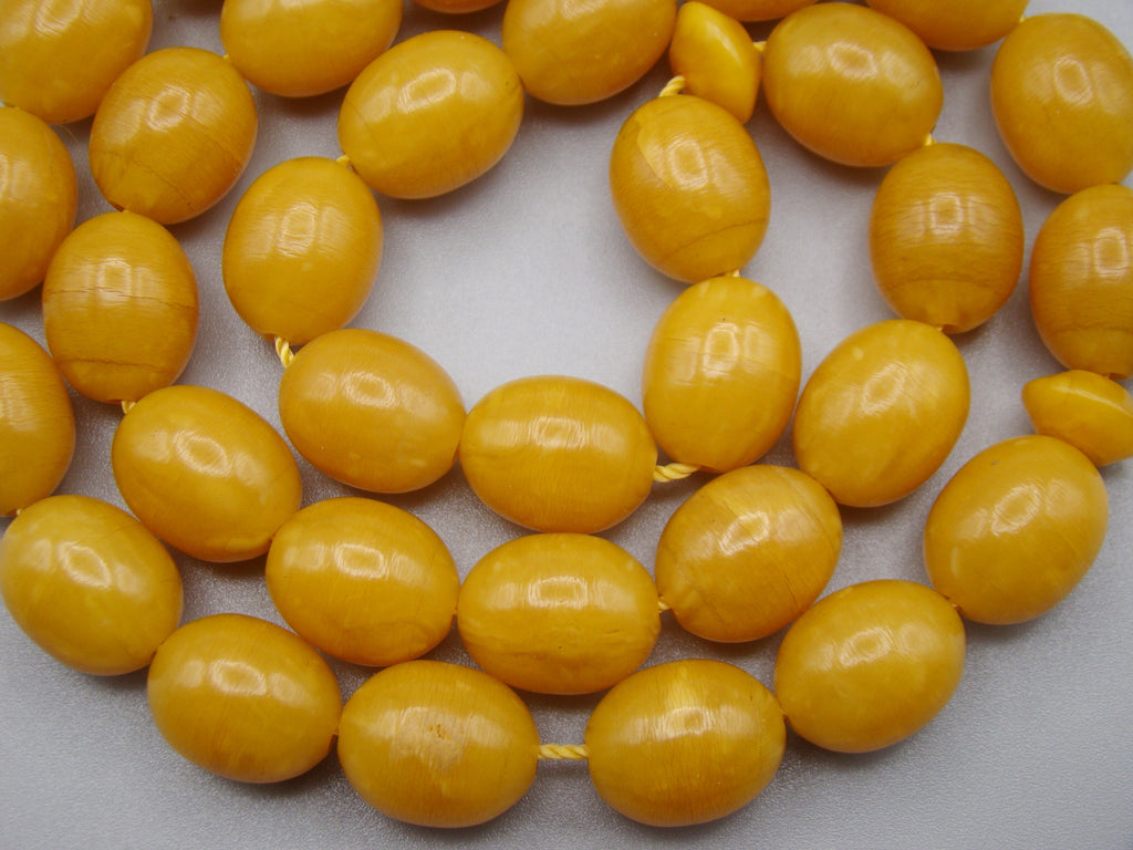 Antique Beautiful Bakelite Amber Rosary beads - Kingdom of Antique Arts