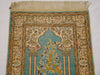 Multicolor Silk Threads – Antique Hereke Tiger Motif Wall Carpet, Collector Piece | Kingdom of Antique Arts
