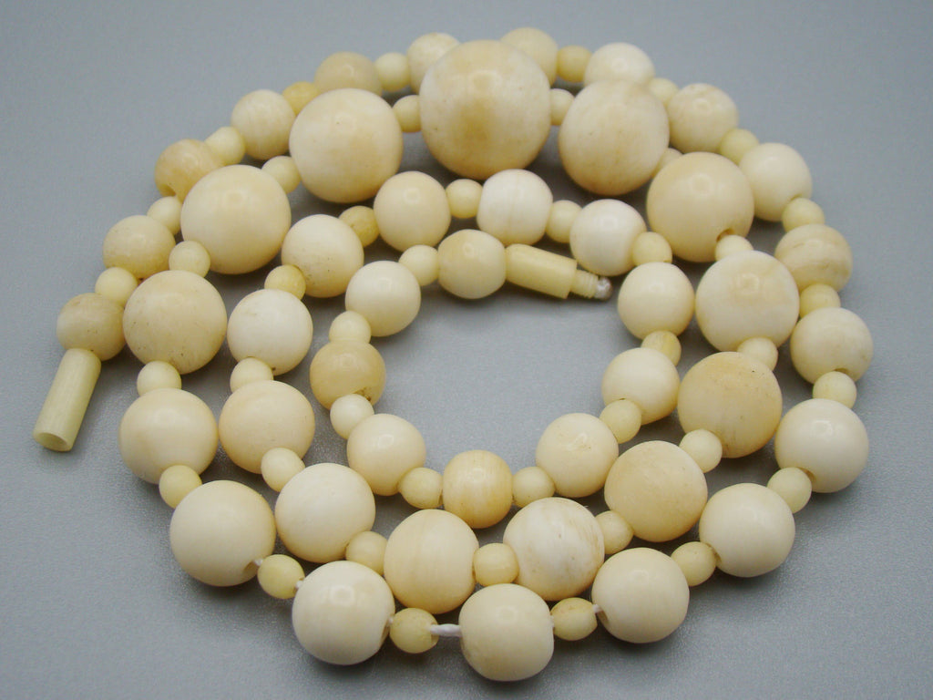 Antique Natural Bone Necklace - Kingdom of Antique Arts