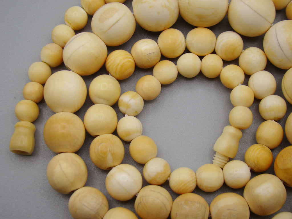 Antique Ivory, Natural Ivory, Ivory Necklace, Mediterranean Ivory, handcarved Ivory, Asien Ivory, Elephant Ivory, Ivory Chain