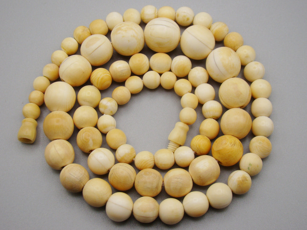 Antique Ivory, Natural Ivory, Ivory Necklace, Mediterranean Ivory, handcarved Ivory, Asien Ivory, Elephant Ivory, Ivory Chain