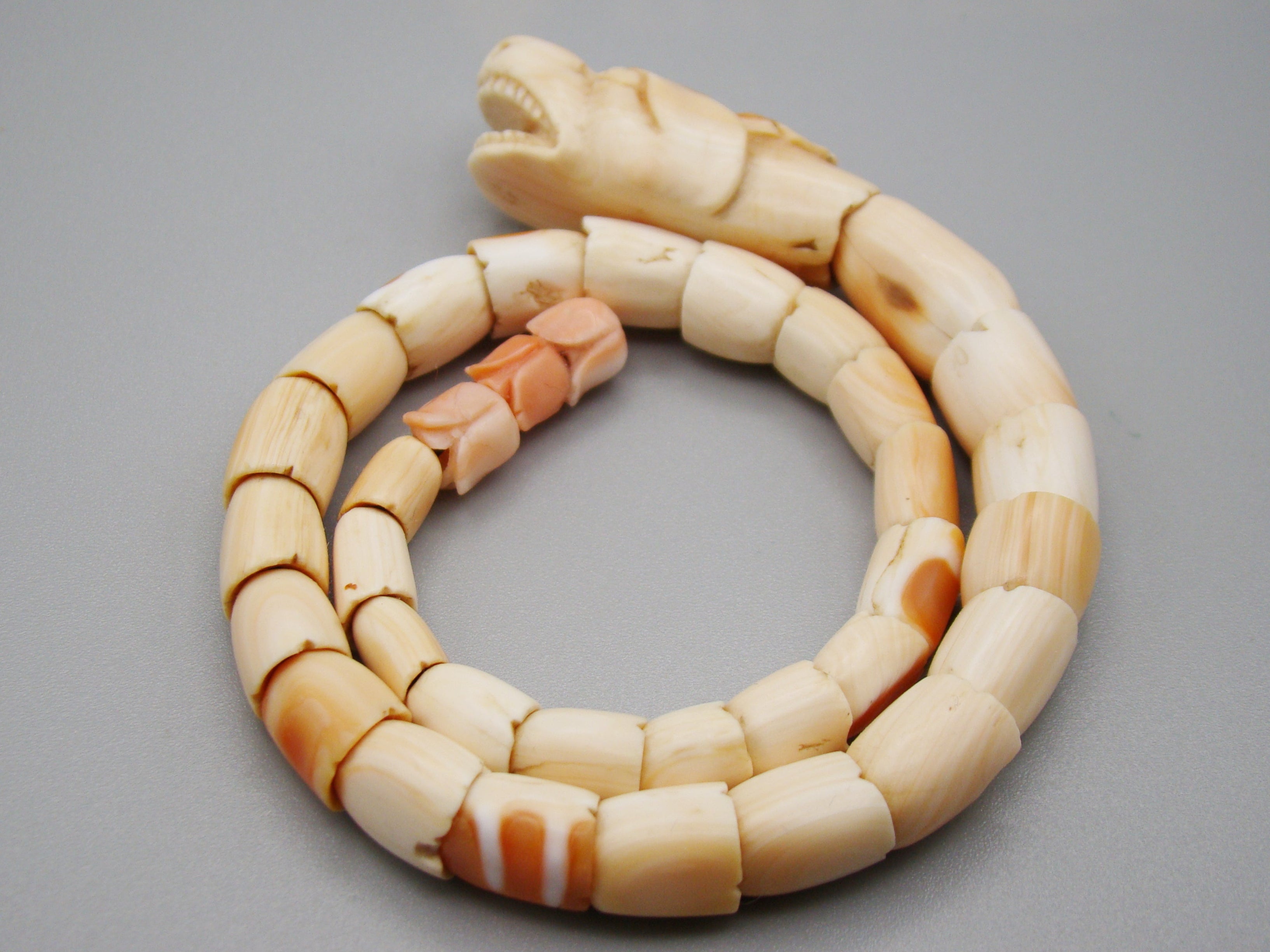 Antique Natural Undyed White Angel Skin Coral Bracelet - Kingdom of Antique Arts